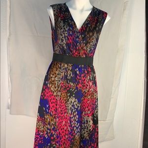 Dress with asymmetrical hemline